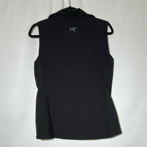 Acr'teryx High Neck Full Zip Vest Black Womens Size Small Logo - Picture 5 of 10